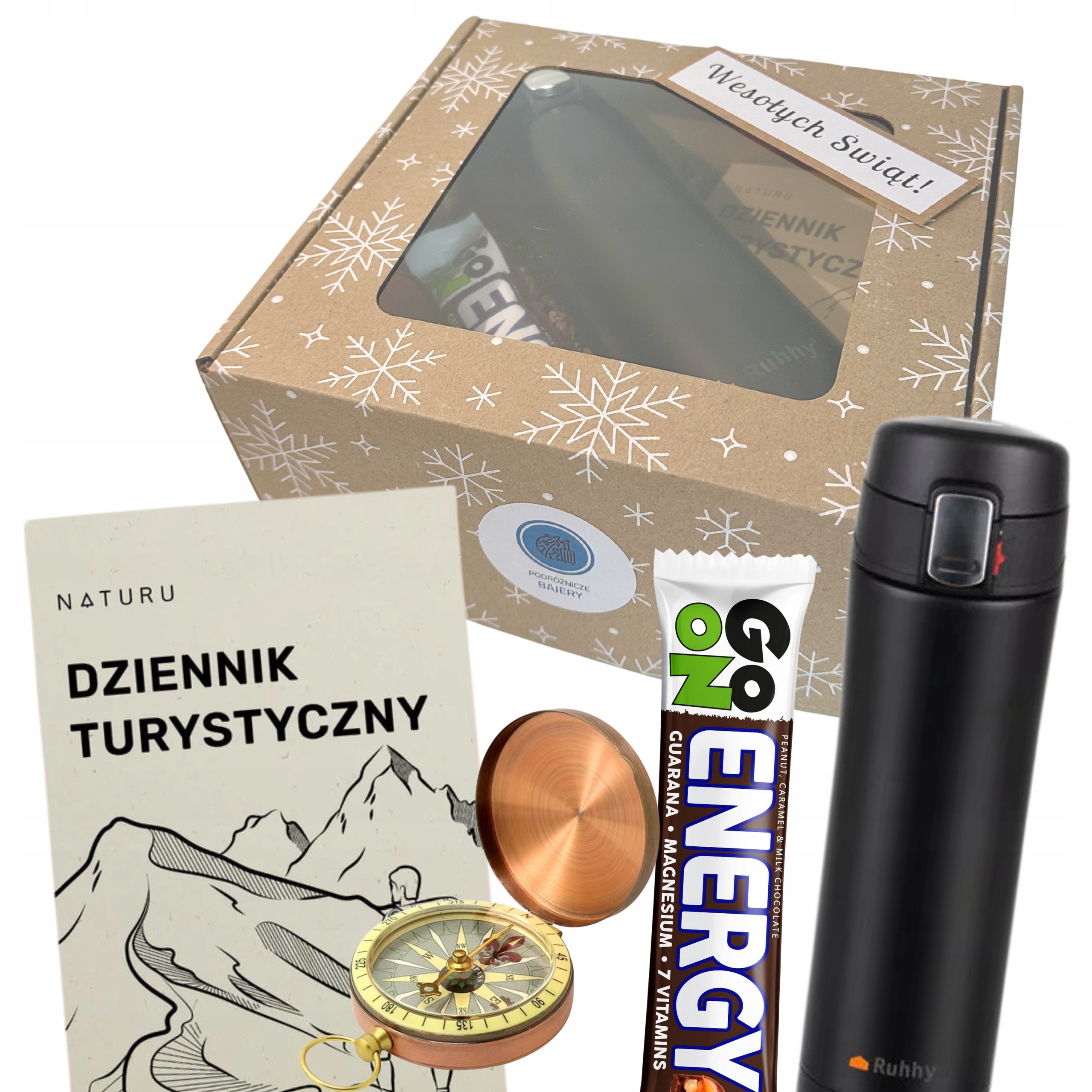 Dárková sada Survival v krabičce s dárek na Vánoce