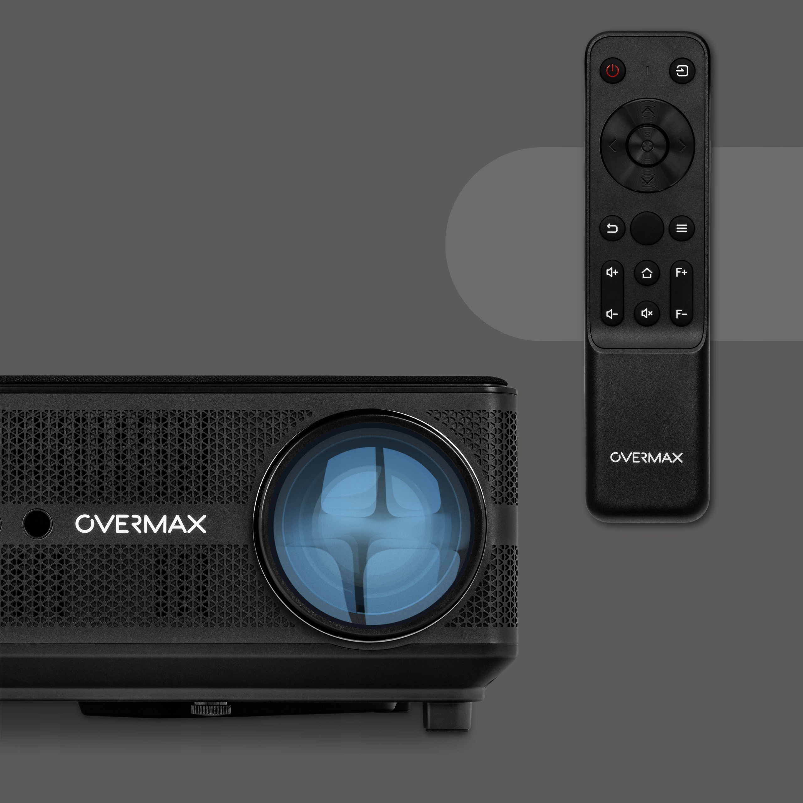 PROJEKTOR FUll HD 6.1 Rzutnik Keystone Auto Focus Android + HDMI + UCHWYT Marka Overmax