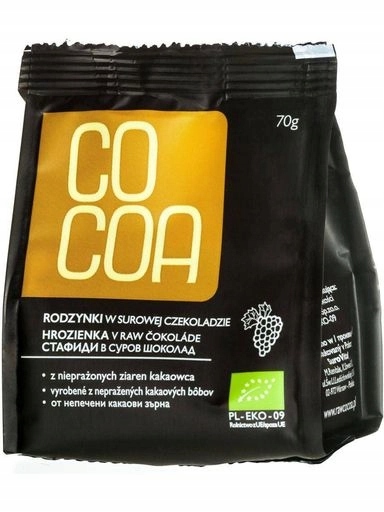 3x Cocoa Rozinky v raw čokoládě Bio 70 g