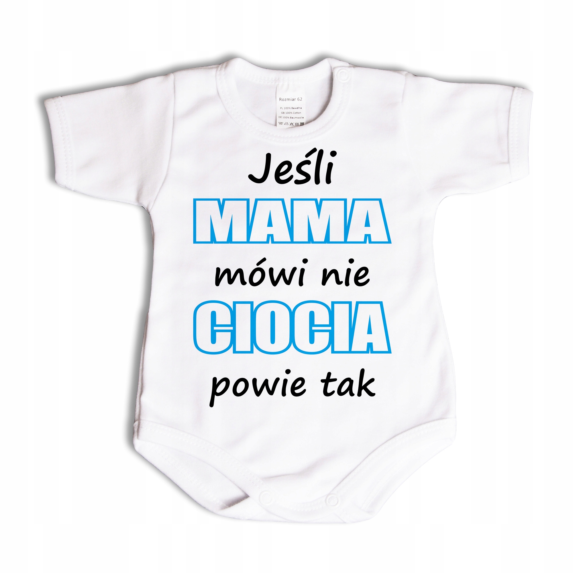 

Jeśli mama mówi nie, ciocia powie tak body 92 kr