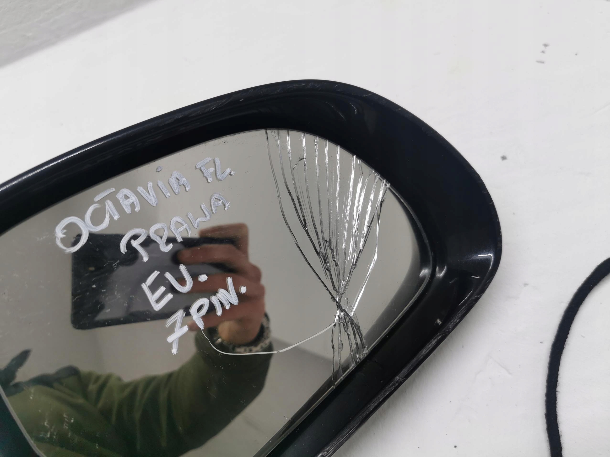 mirror right SKODA OCTAVIA II LIFT 08-13 LF9R EU