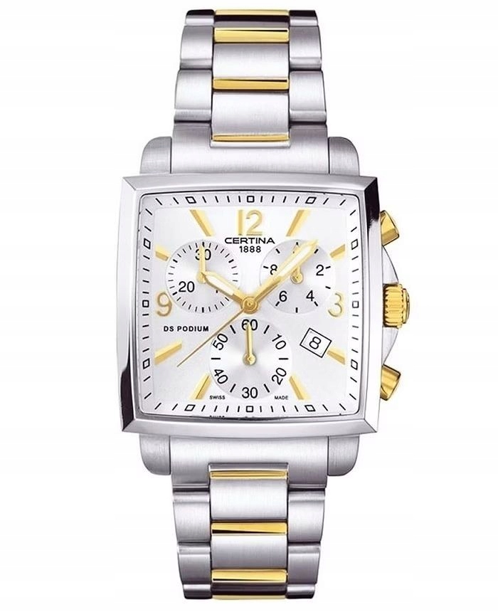 Dámské hodinky Certina Ds Podium Lady Square Chrono C001.317.22.037.00