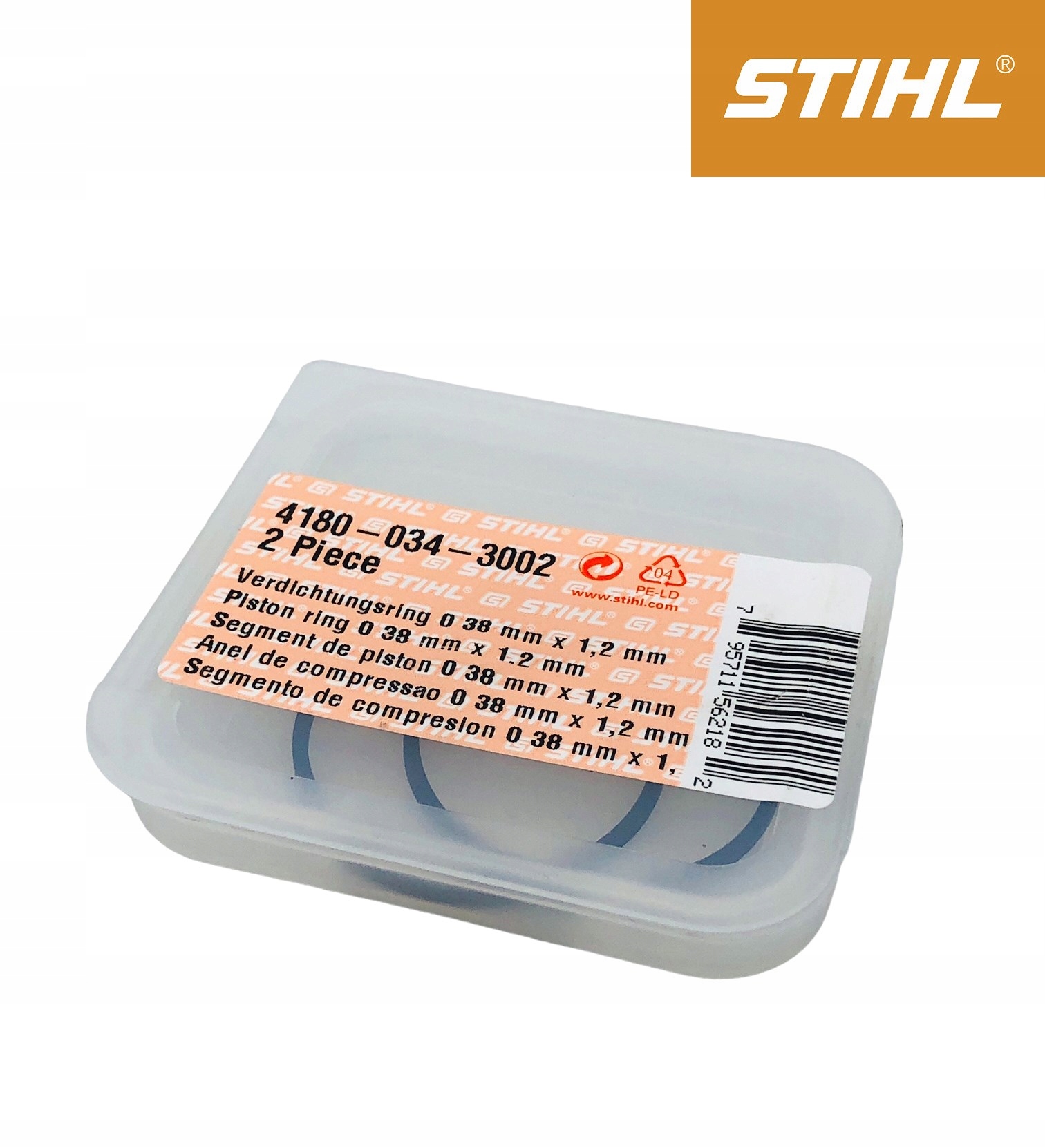 

Pierścienie Tłokowe Kosy Stihl 38x 1,2mm Fs 87 89