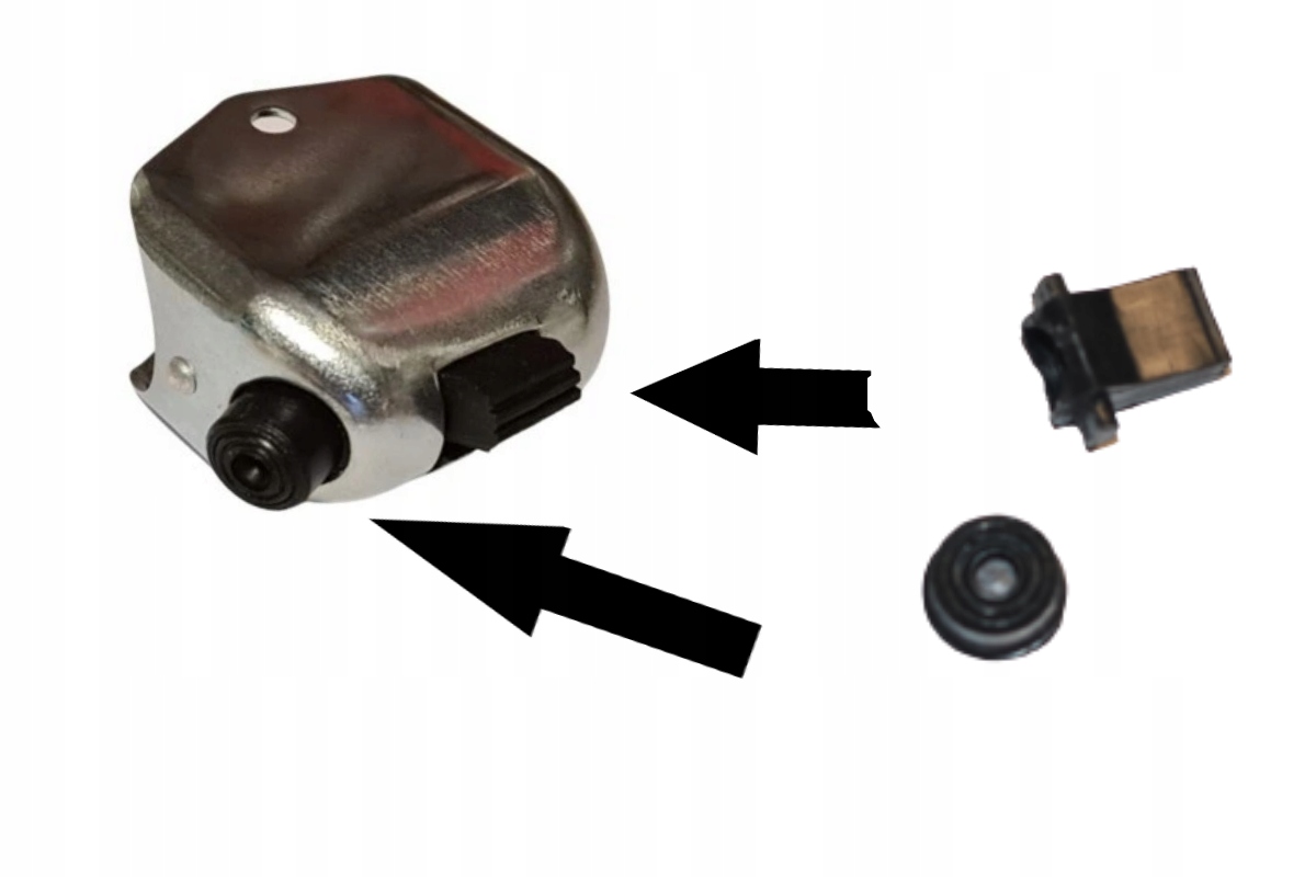 PRZEŁĄCZNIK ŚWIATEŁ ELEMENTY CZARNE ROMET KOMAR WS