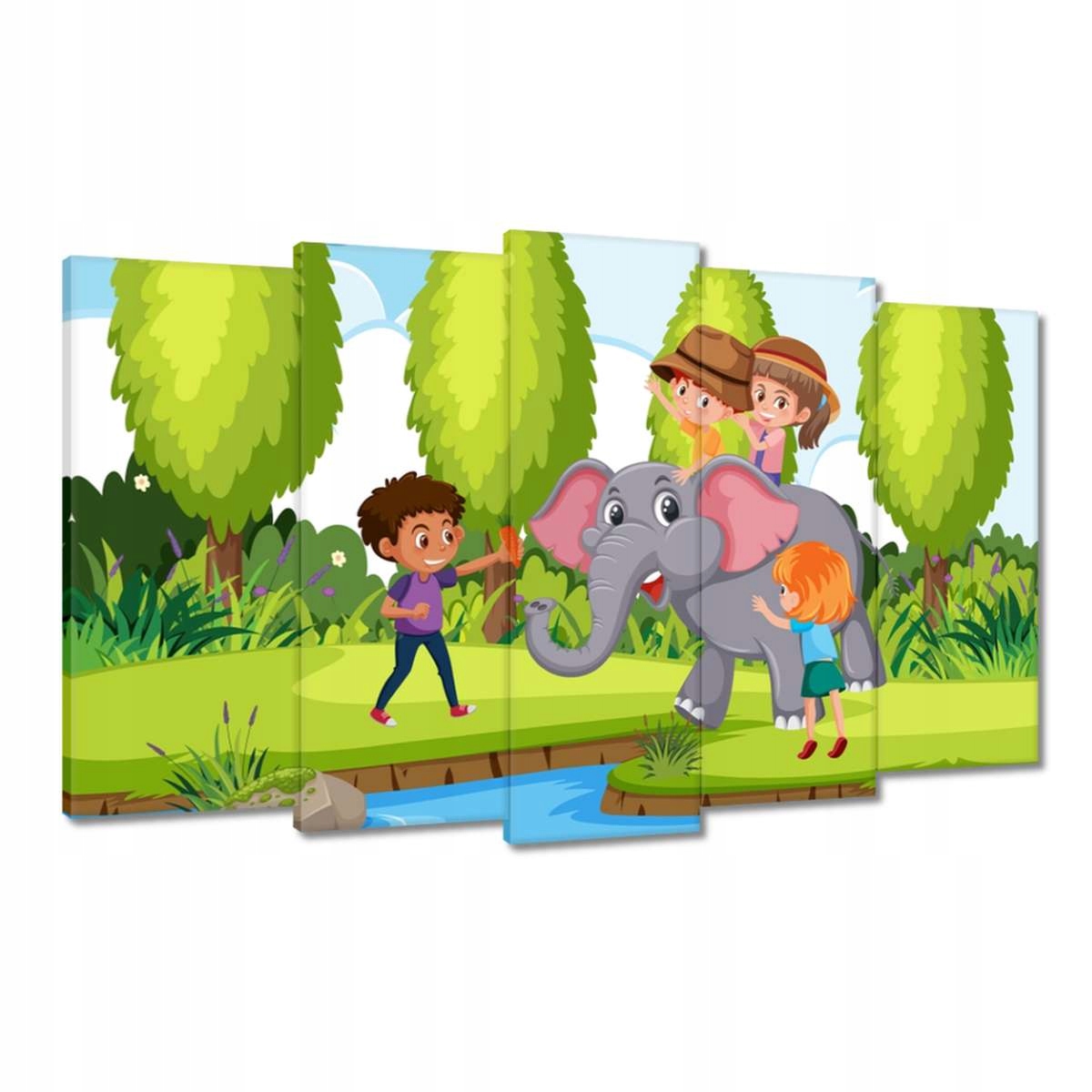 Obrazy 100x60 Zoo Zvířata Safari Slon