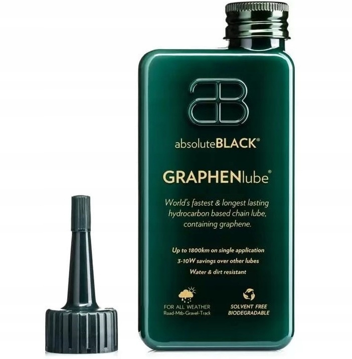 Smar Grafenowy Absoluteblack Graphenlube 2.0 140ml do Łańcucha Rowerowego