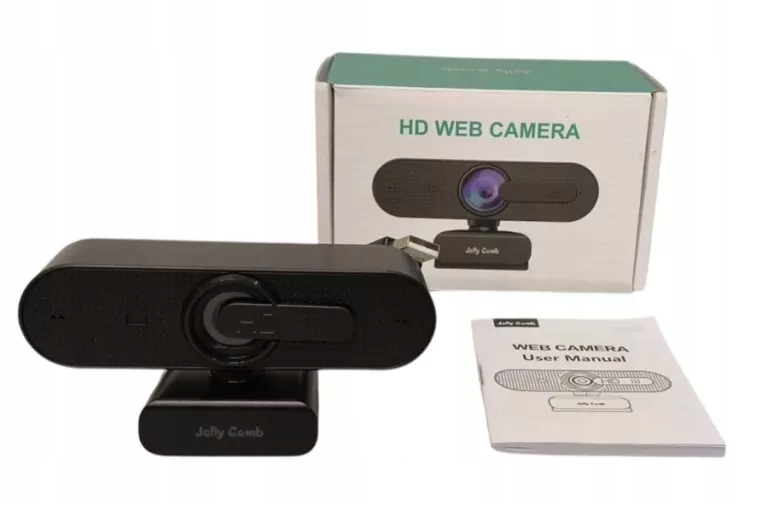 Jelly Comb Kamerka Internetowa FULL HD 1080P Dwa Mikrofony