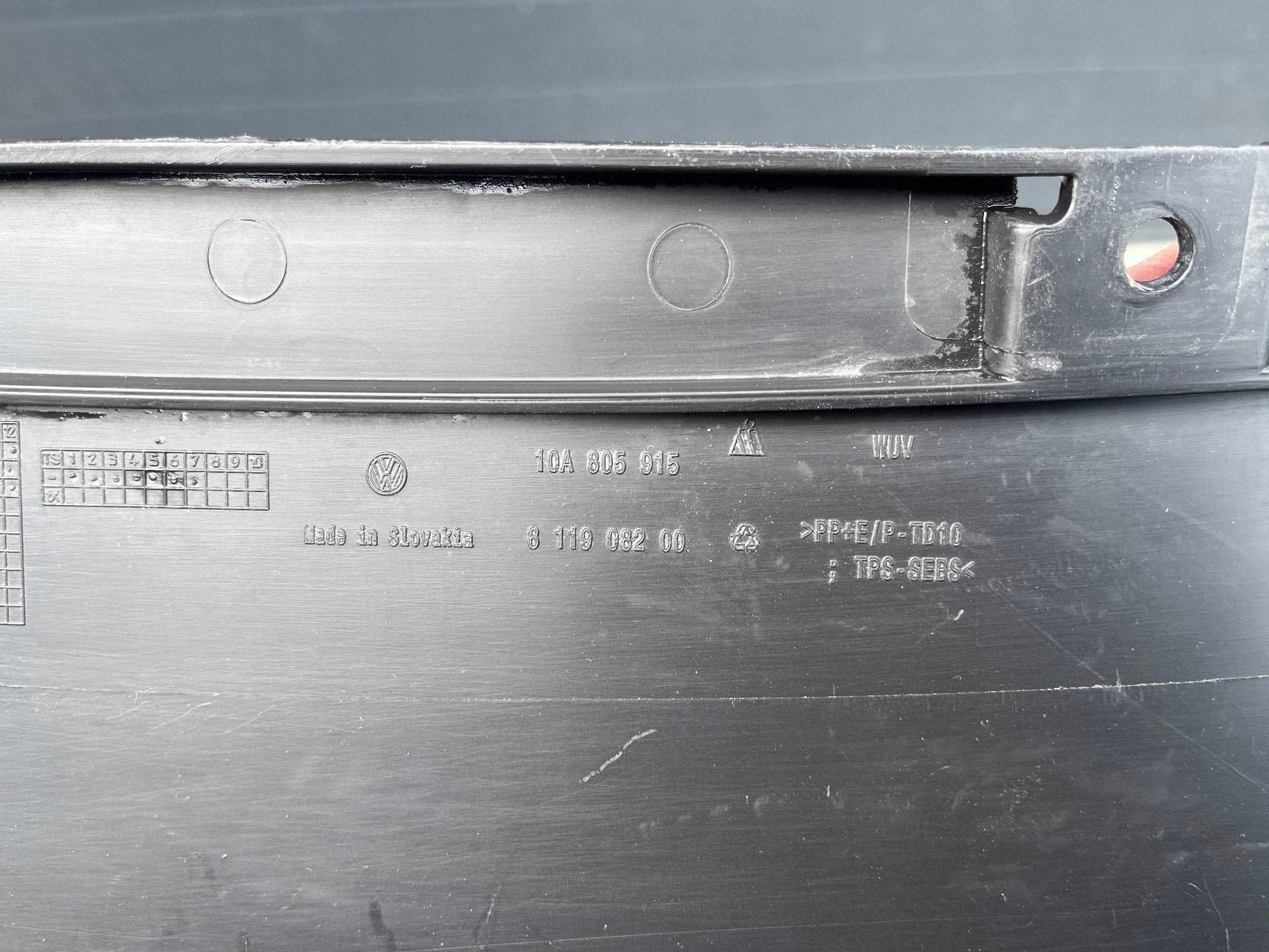 VW ID3 ID.3 10A Blende Abdeckung unter Stoßstange abdeckung unter Stoßstange 10A805915