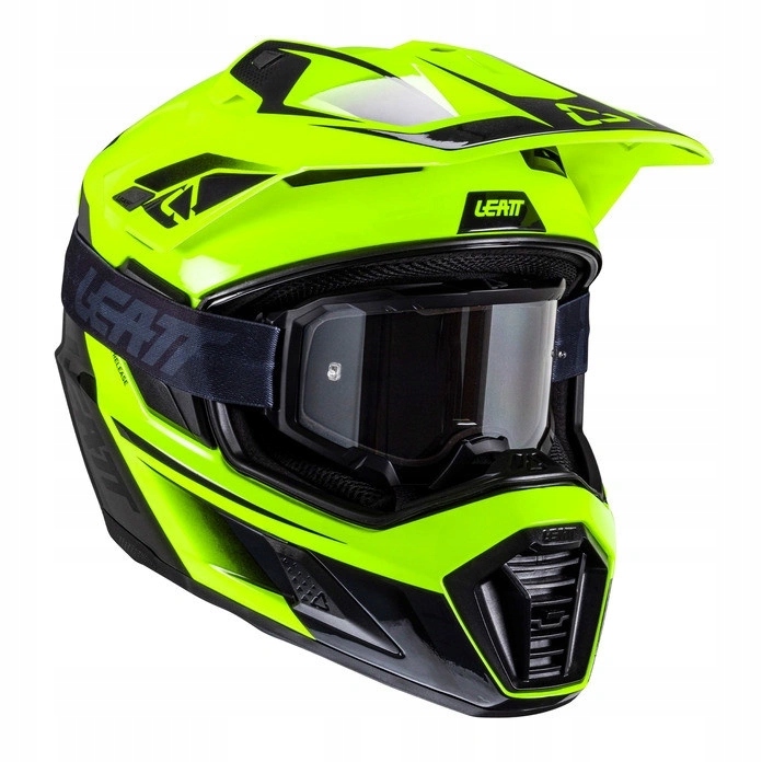 Prilba cross s okuliarmi Leatt Kit Adv 8.5 V25 Hi-viz žltá fluo čierna Darčeky