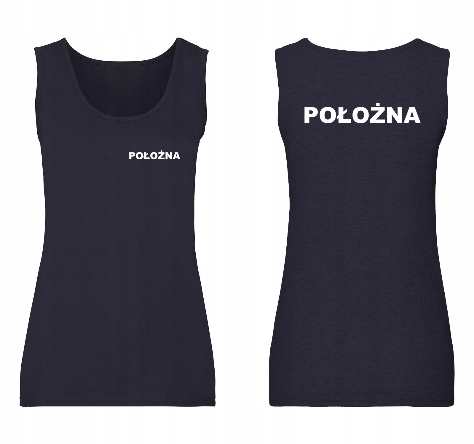 

Koszulka top Położna Haft Azsdm