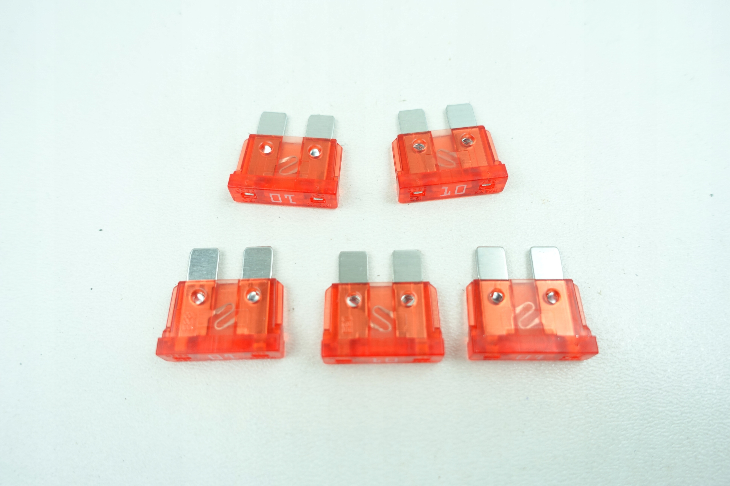 BEZPIECZNIK 10 AMPEROWY 5 SZTUK