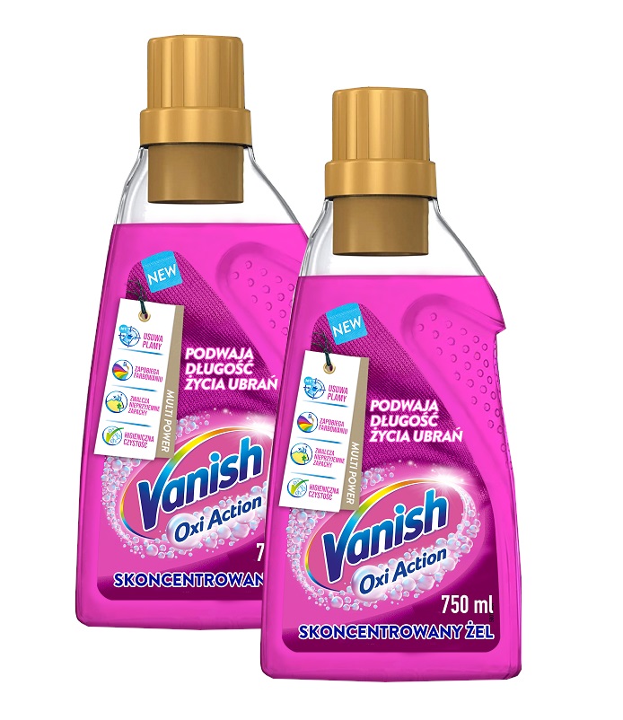 

Vanish Oxi Odplamiacz żel Color do koloru 2x 750ml