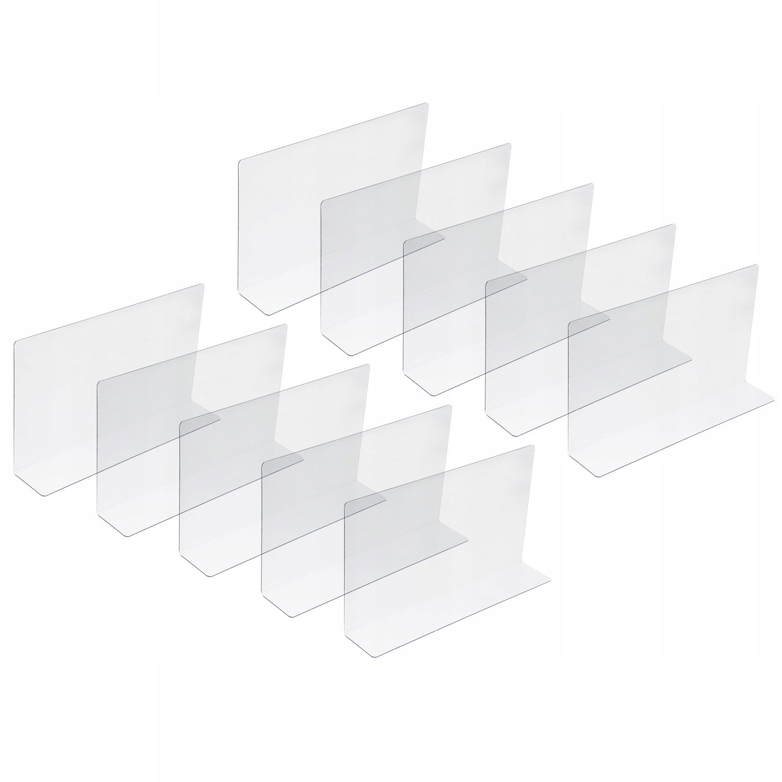 Przezroczysty akrylowy separator półek