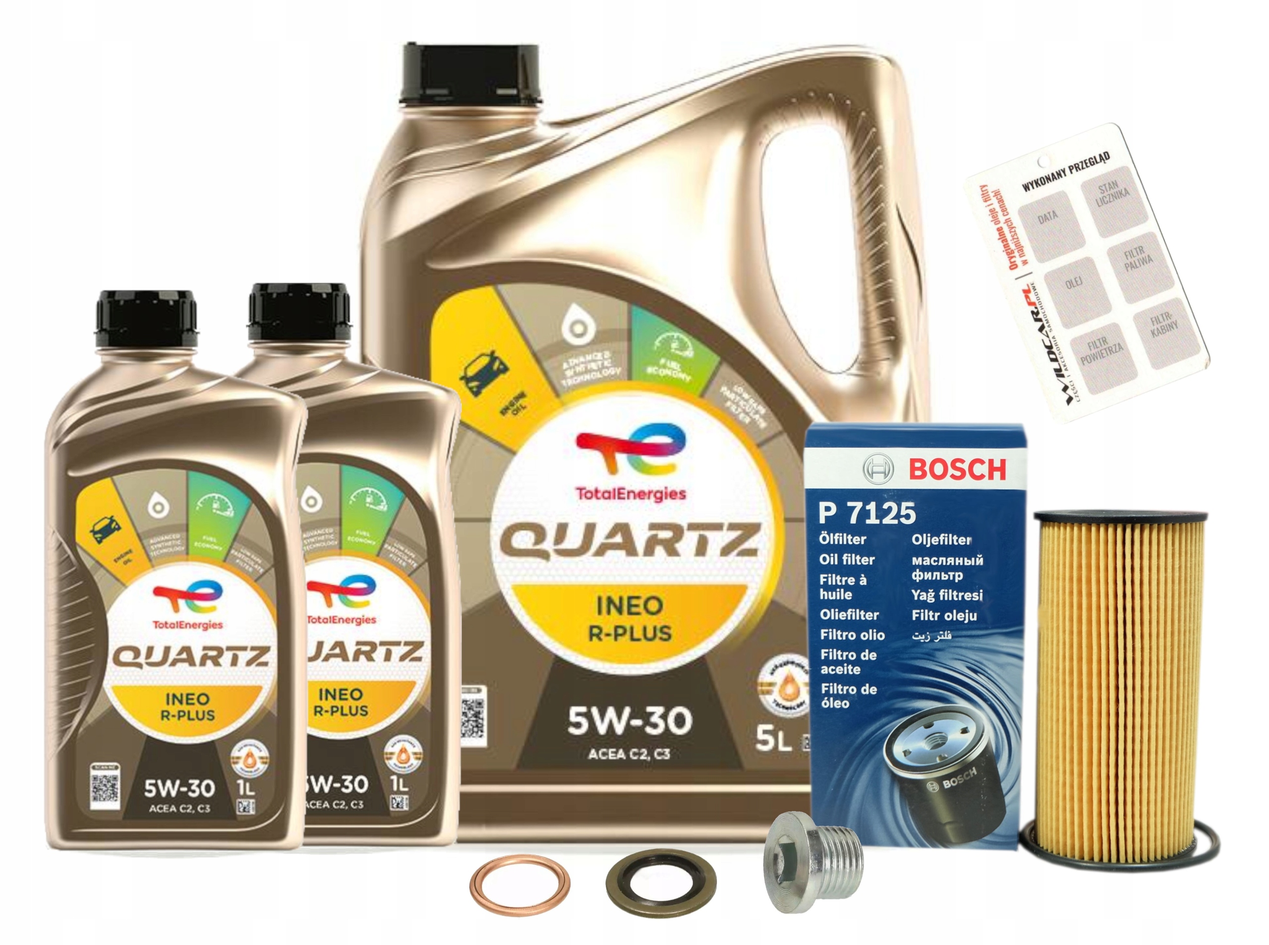 Filtr 026 407 125+ olej 5W30 Total Nissan Mercedes