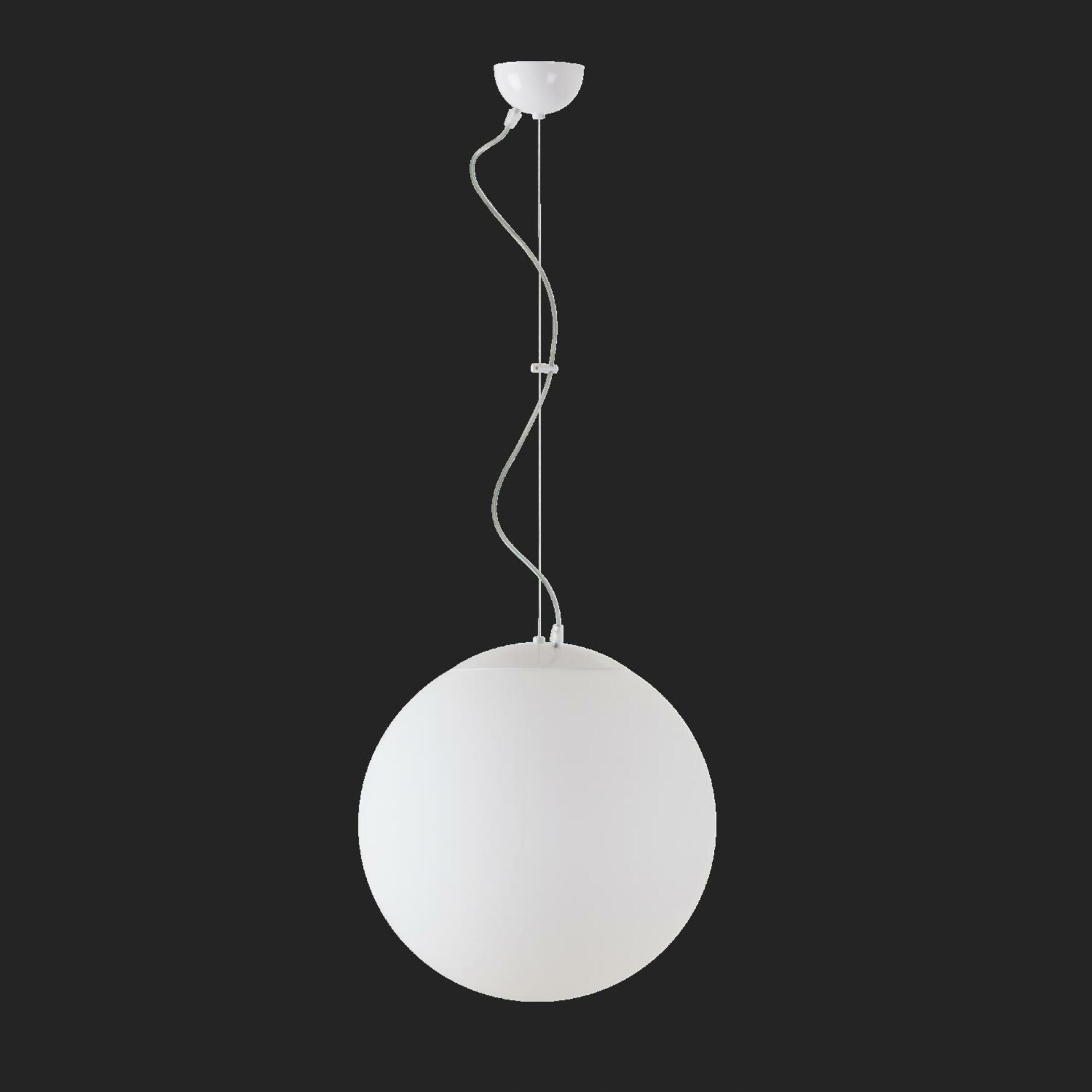 Osmont 42464 Adria L3 závesné sklenené svietidlo biela IP40 150W E27