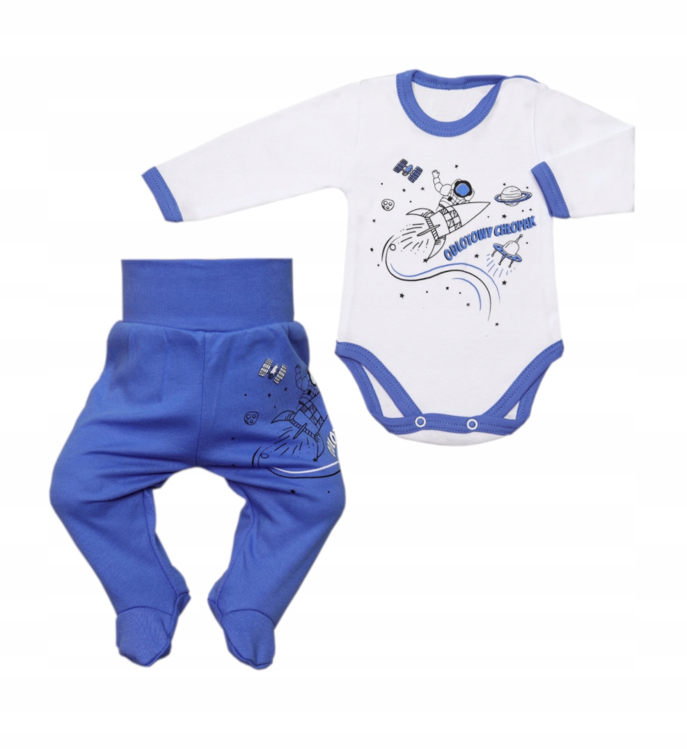 

Wyprawka niemowlęca Body + półśpiochy 56 komplet