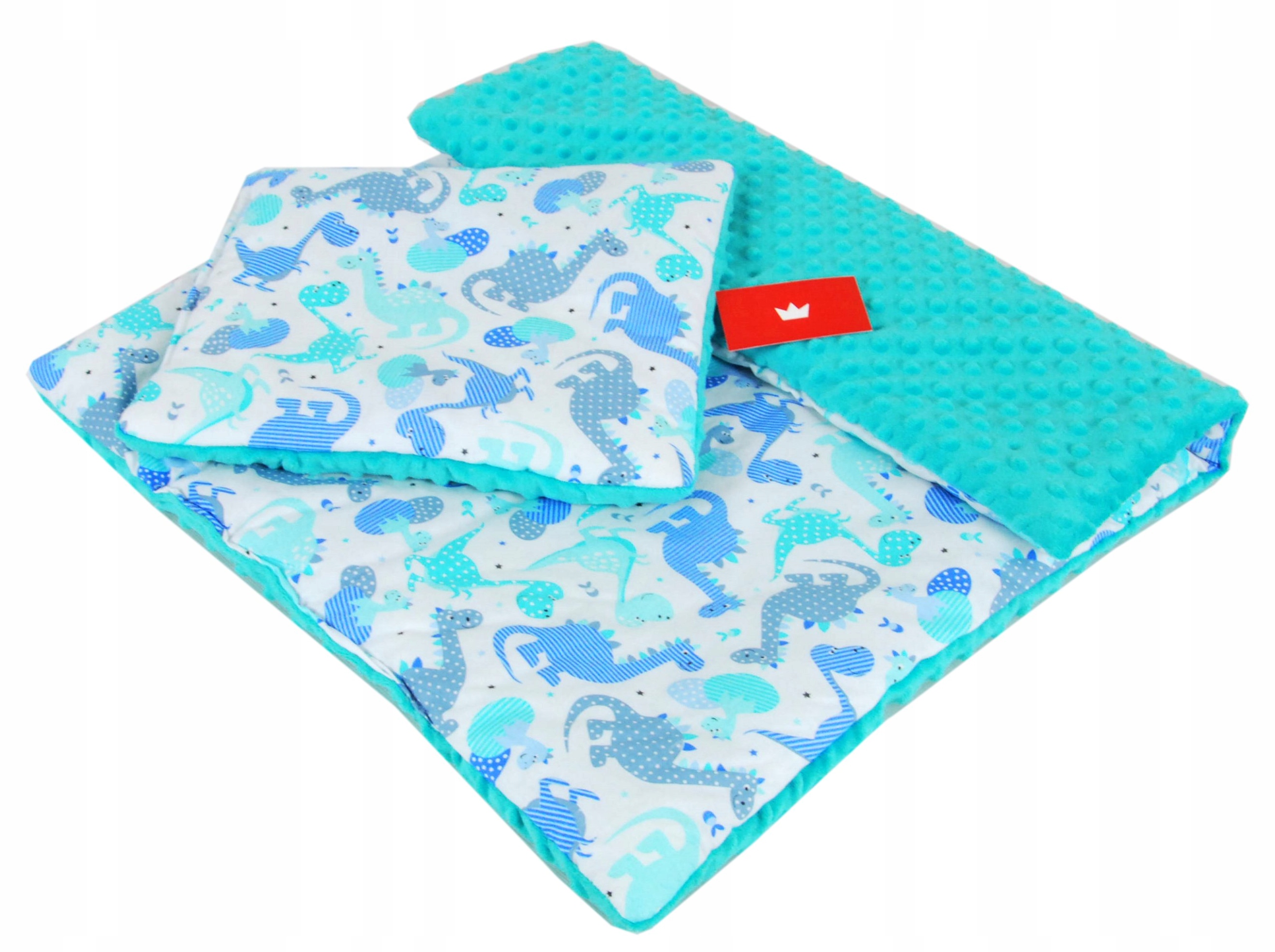 

BabyLux Minky Kocyk Poduszka Komplet Do Wózka 100