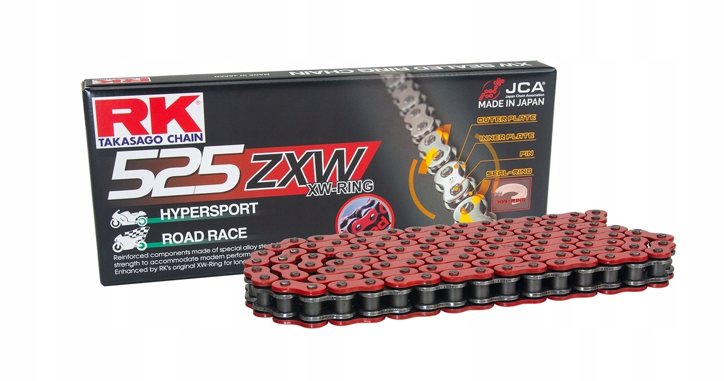 Rk Hnacia Reťaz (motocross) 520MXZ5-120 Spona (CL) V Balení Farba C