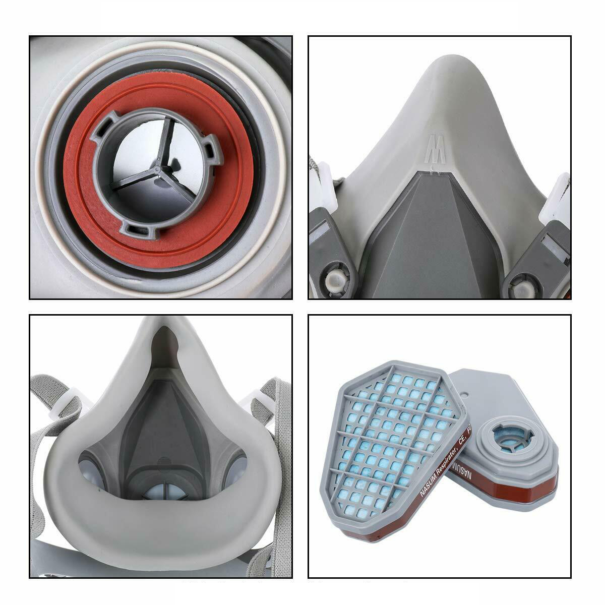 MASKA WIELOKROTNEGO UŻYTKU, AKCESORIA DO UBEZPIECZENIA PRACY, DO MALOWANIA Materiał guma