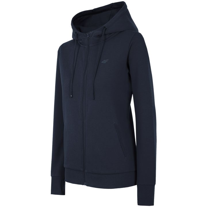 

4F Bluza Damska Z Kapturem Rozpinana Dresowa