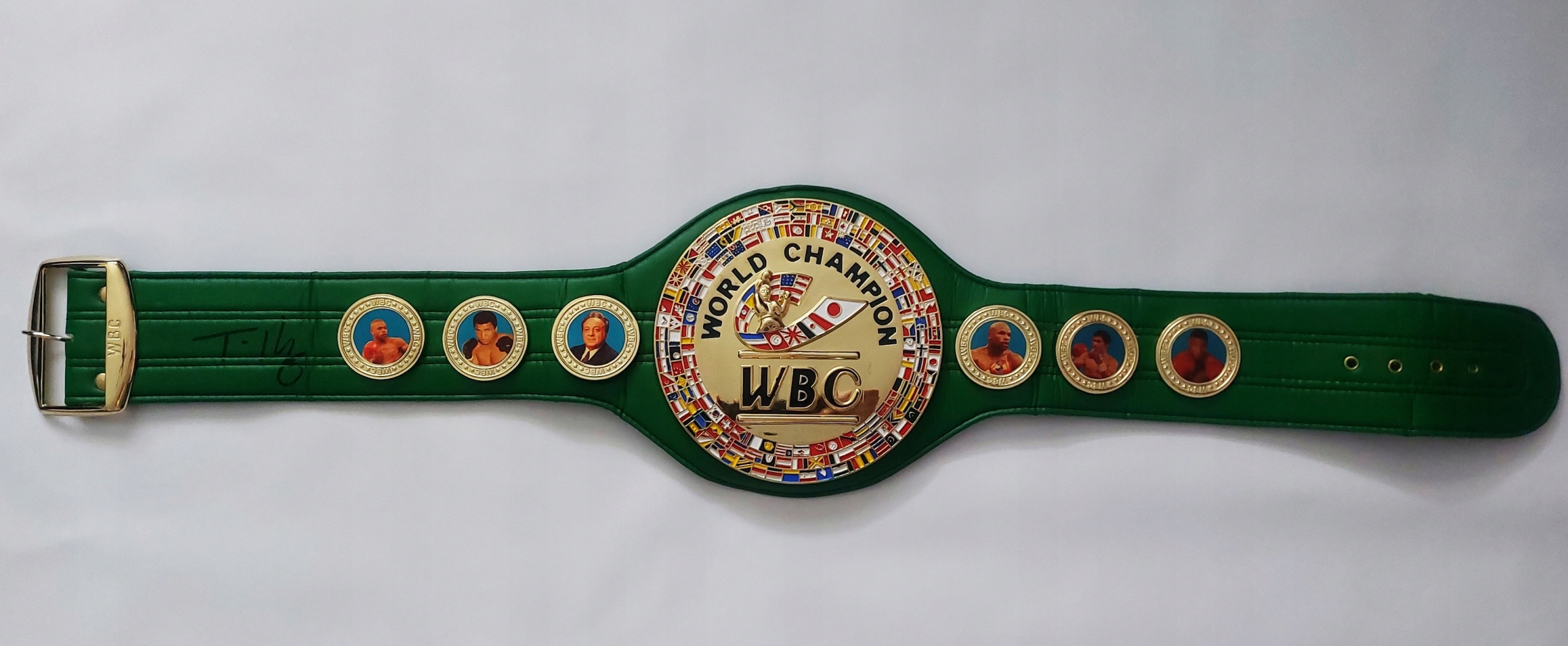 その他 [1of1]tyson fury auto wbc TYSON FURY pas mistrzowski WBC oryginalny AUTOGRAF +