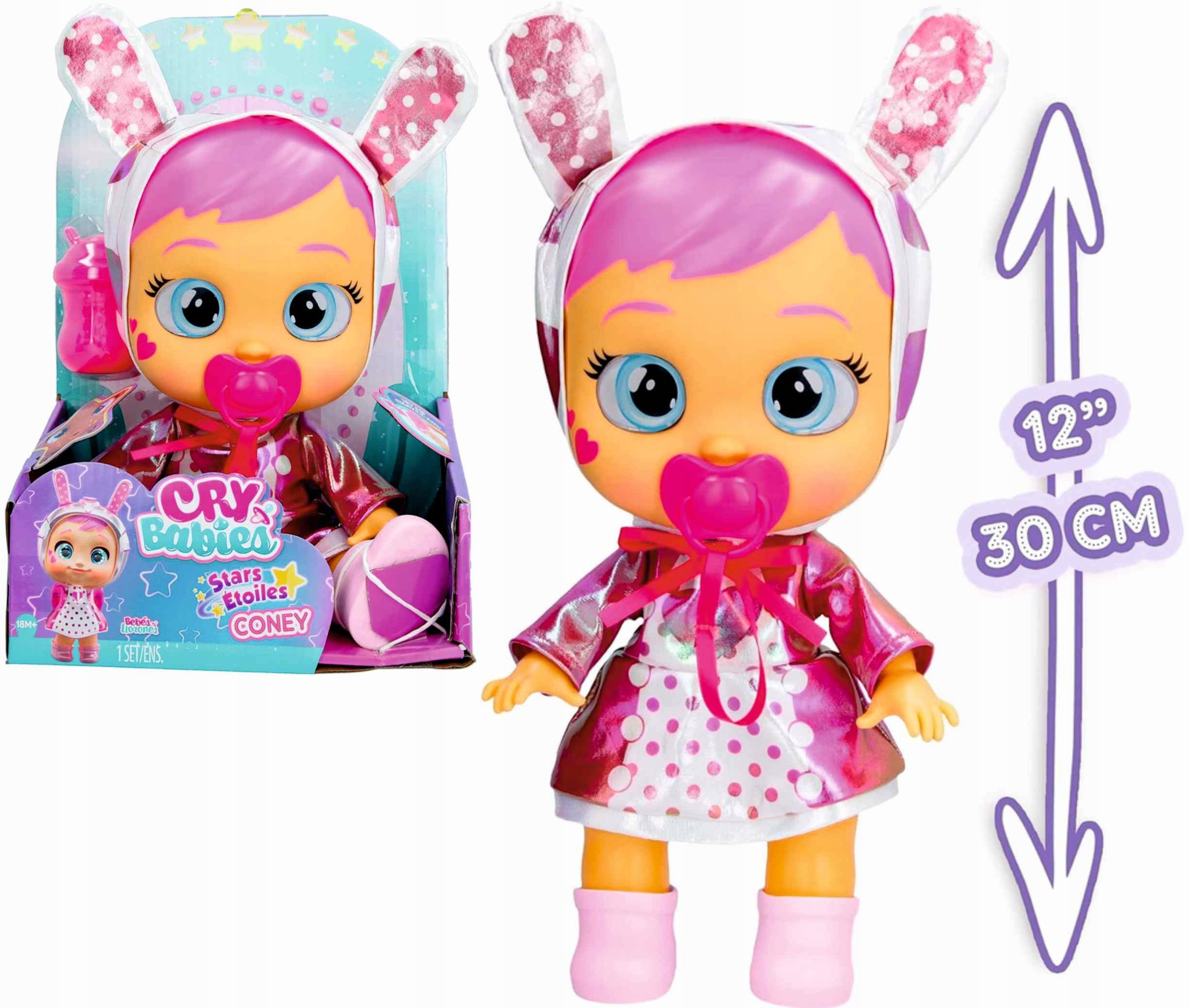 Cry Babies Magic Tears Lalka 30cm Stars Etoiles Coney od IMC Toys 18+ Miesi