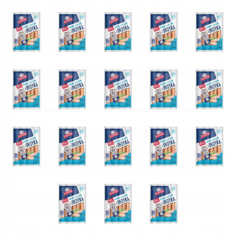 Klasické krůtí párky 215 g Indykpol X18