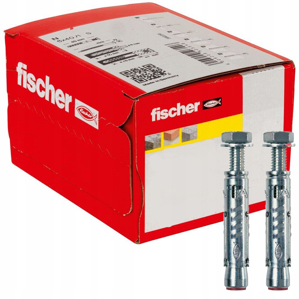 Fischer Kotva na vysoké zaťaženie Ta M12 S/25 so skrutkou 20ks