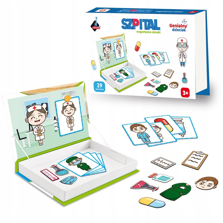

Układanka Magnetyczna Puzzle Szpital 39 El