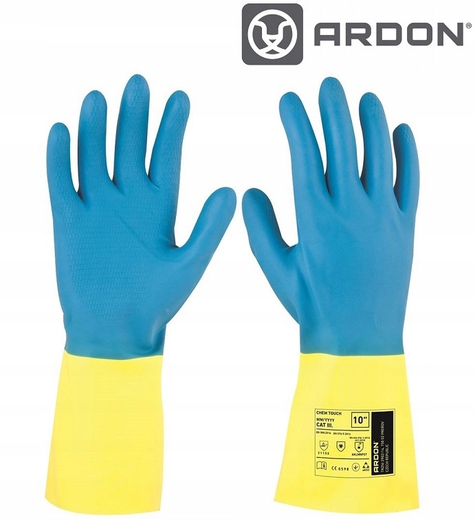 Rękawice Robocze Chemiczne Ardon Chem Touch 8-M Długość długie