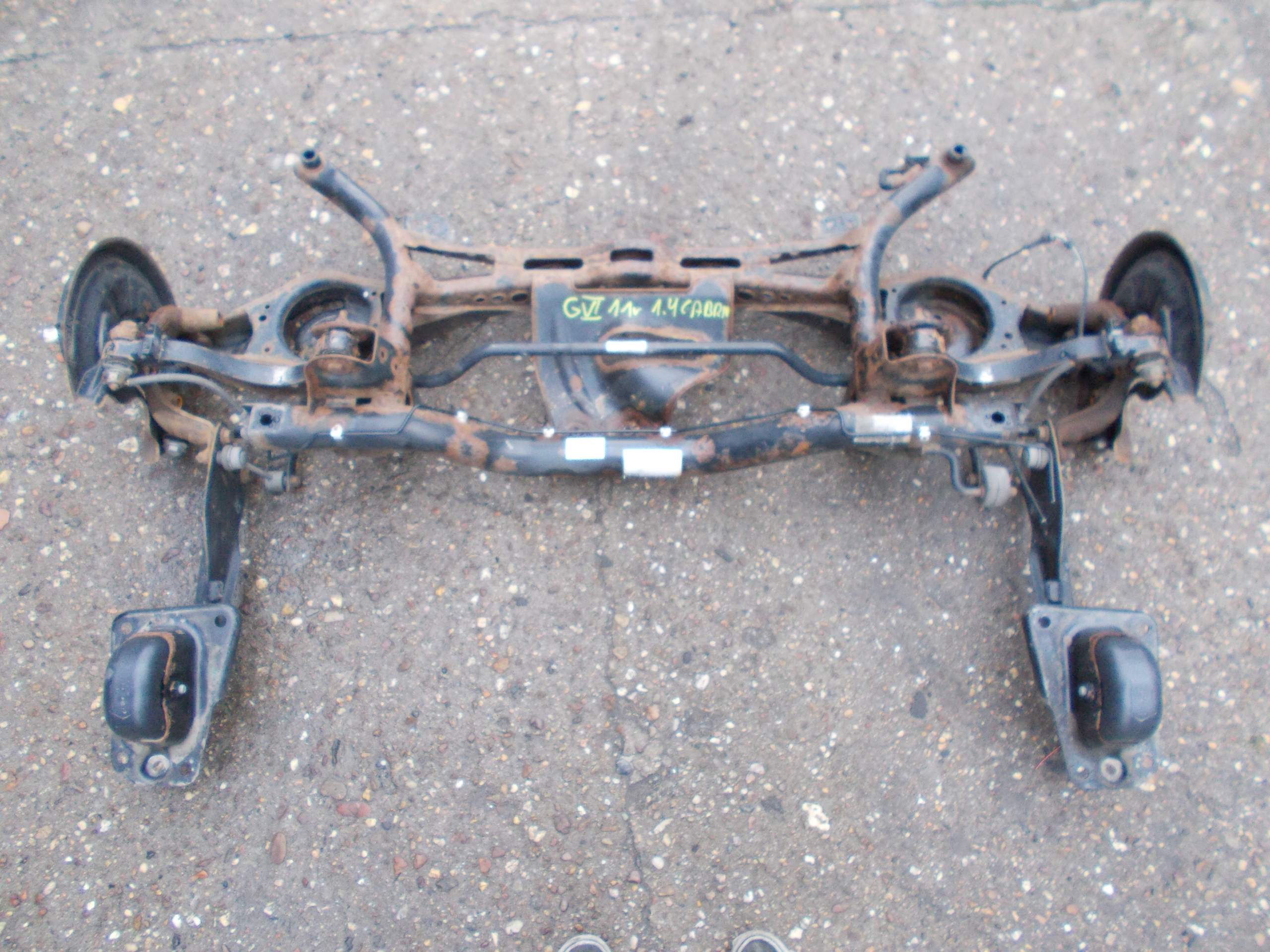 VW GOLF VI CABRIO 1.4 TSI 11R BEKLA springing rear part