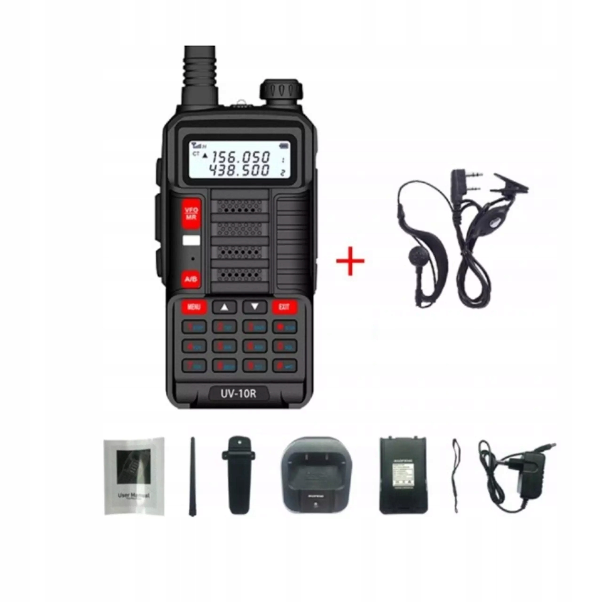 Baofeng UV-10R radiotelefon dwupasmowy 5W odblokowany