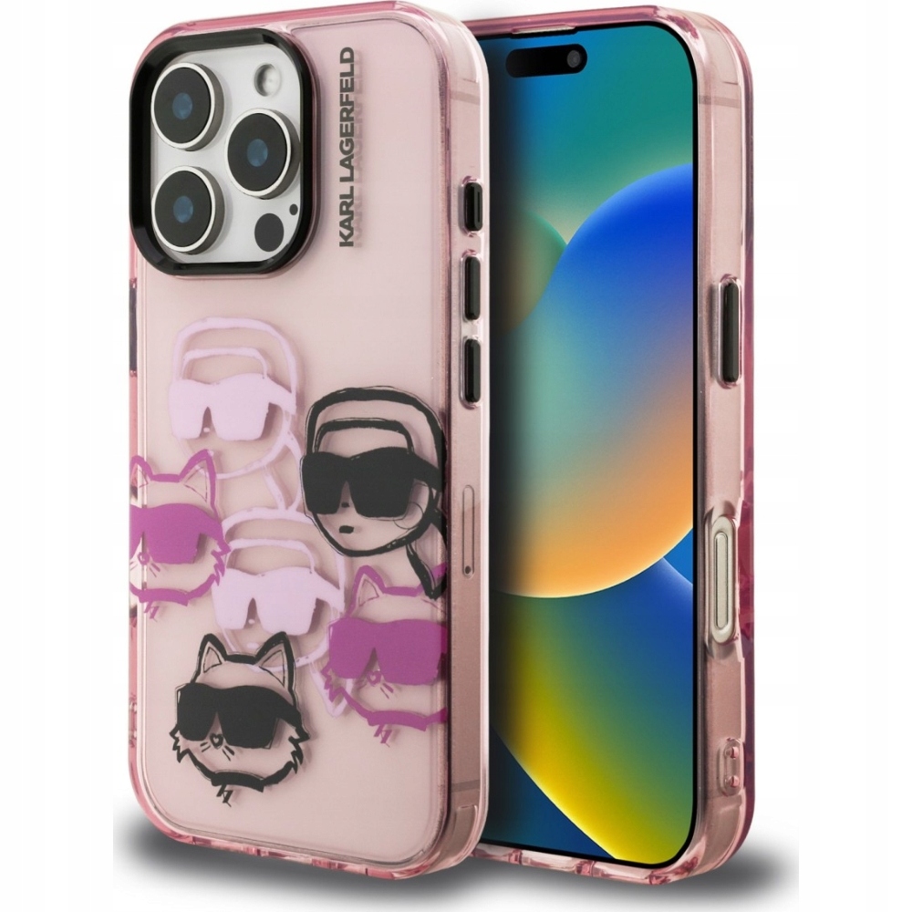 Pouzdro stylové Karl Lagerfeld pro iPhone 16 Pro Max obal obal