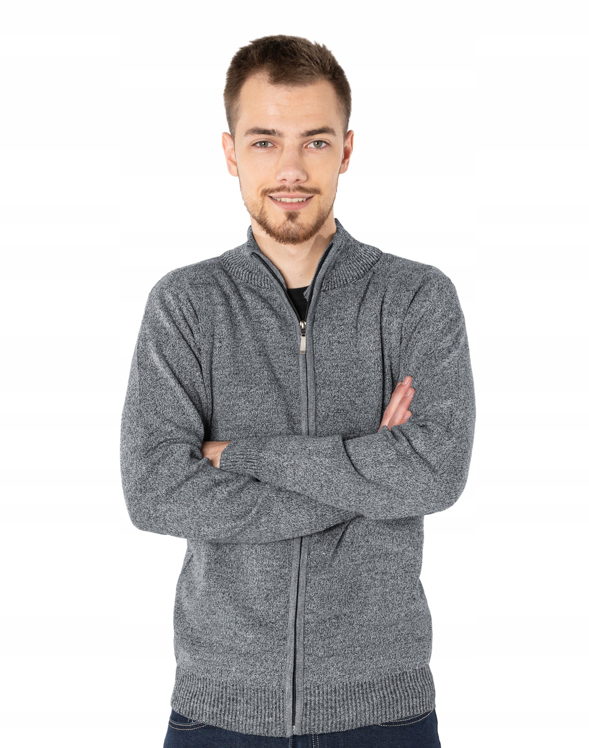 

Sweter Męski Półgolf Rozsuwany Swetry 8111-01 L/XL