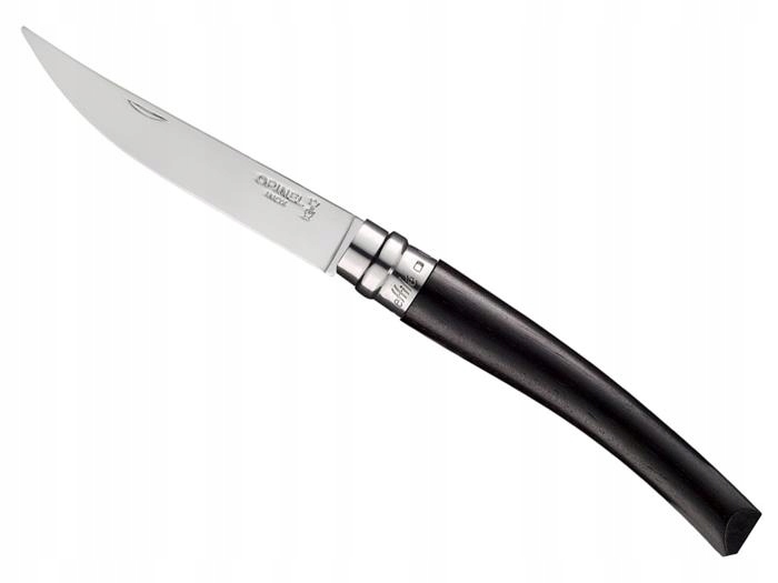 Opinel nůž Slim Ebony Zrcadlová hlava Č. 10 Skládací Vysoká kvalita
