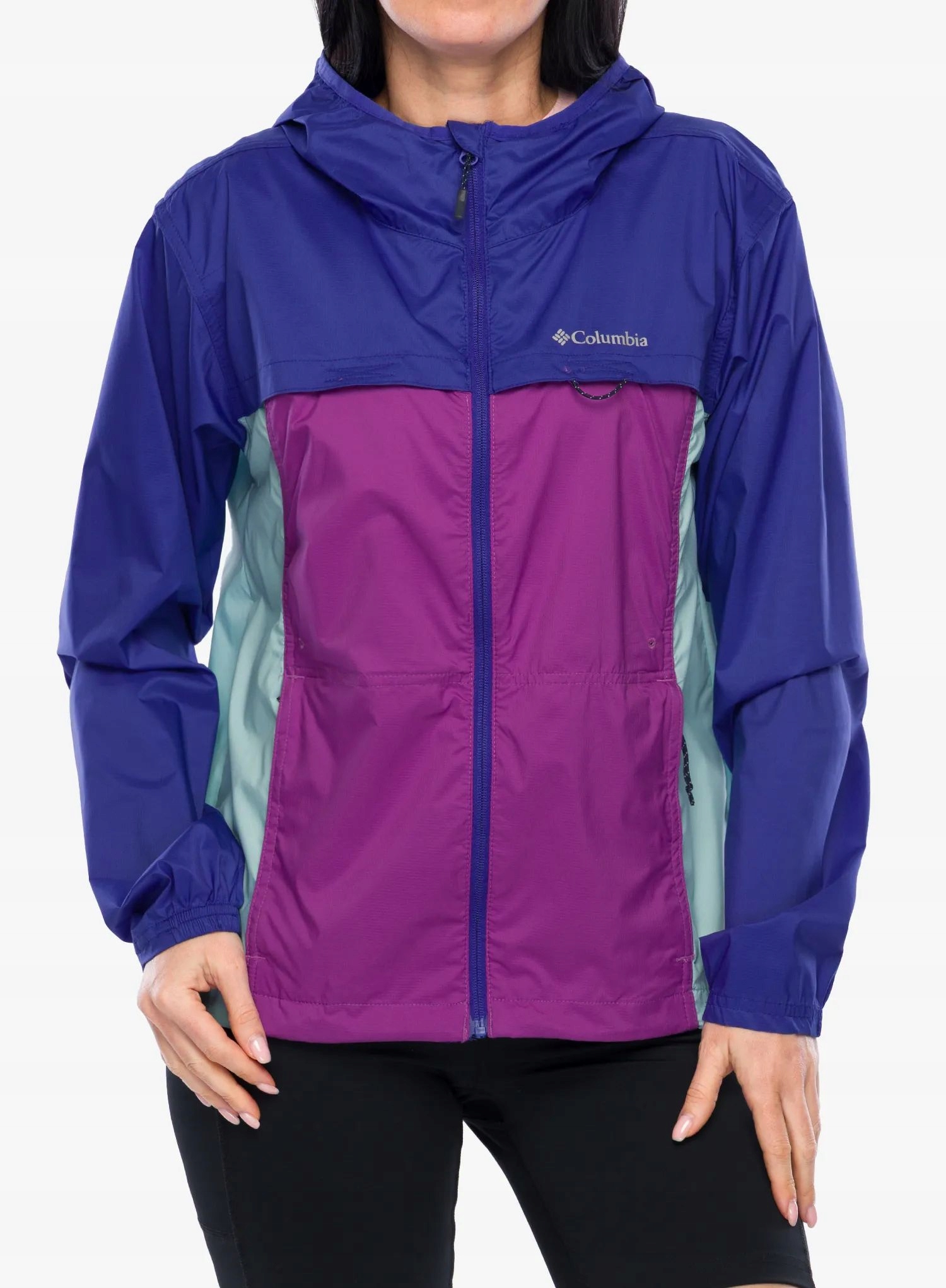 Dámská větrová bunda Columbia Crested Canyon Windbreaker razzle L