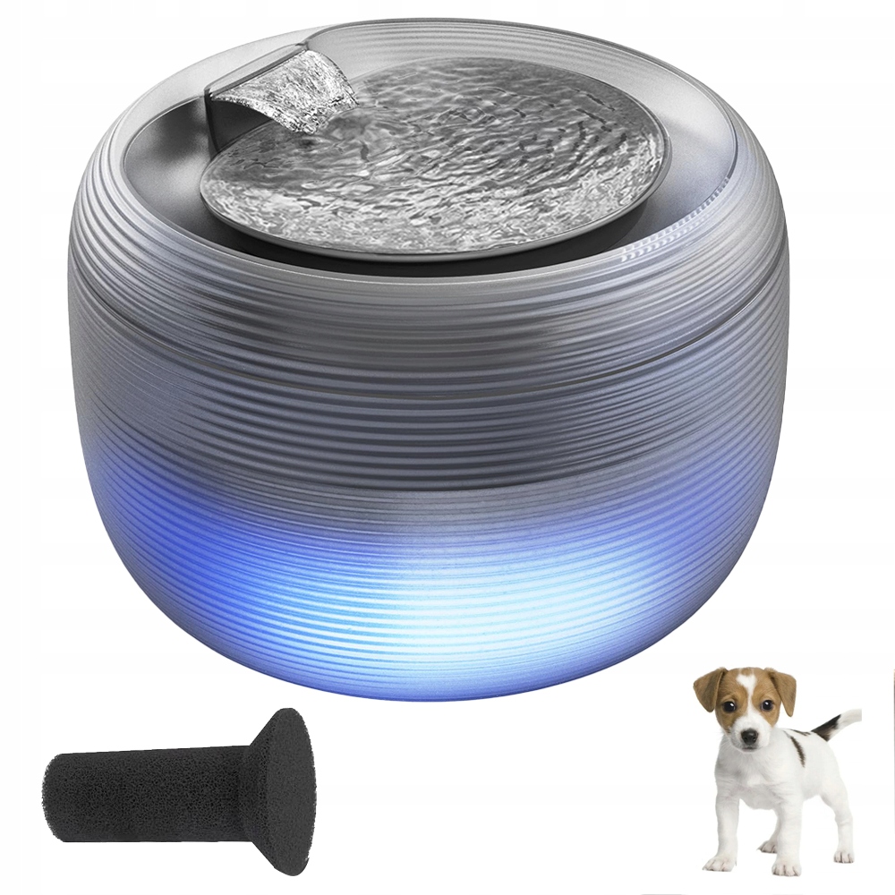 Automatyczny Dozownik Wody Dla Kotów I Psów 2.5L Niski Dźwięk Praktyczny