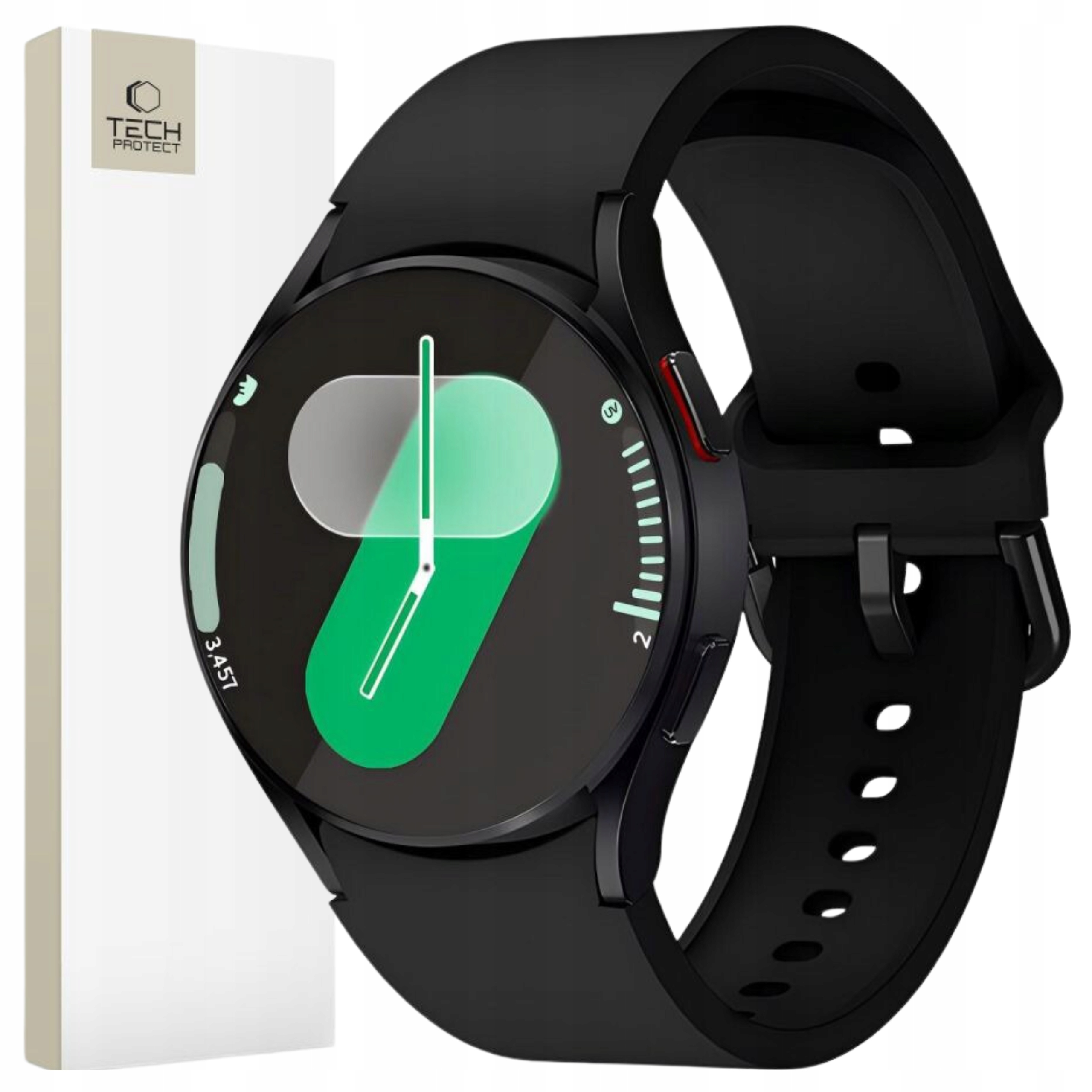 Tech-protect Pasek Silikonowy Do Samsung Galaxy Watch 4 5 6 7 Fe Odpowiedni