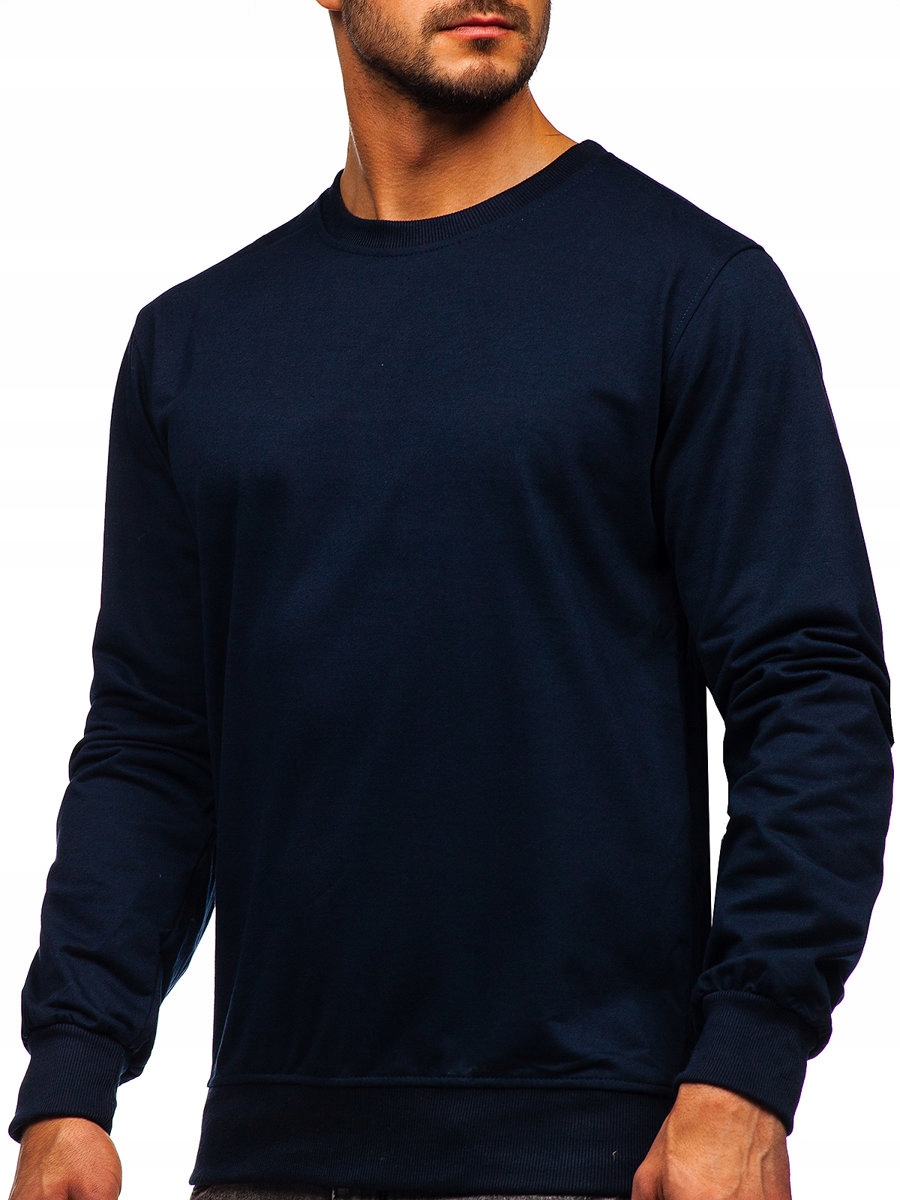 

Bluza Męska Bez Kaptura Czarna B10001 Denley_l