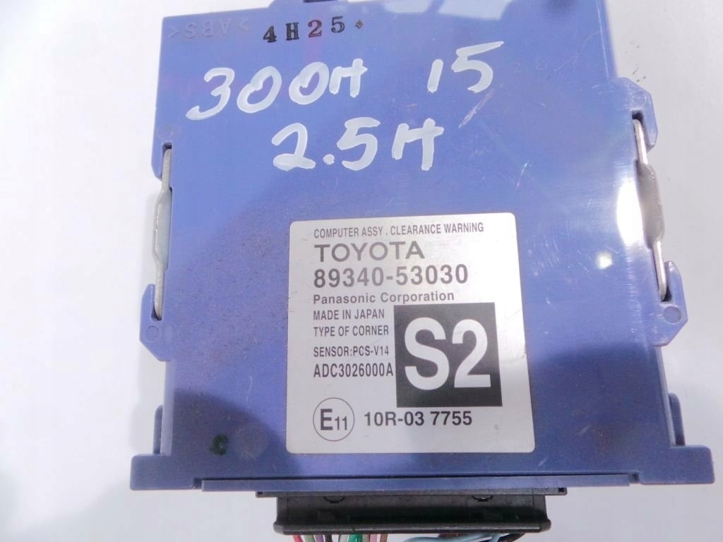 LEXUS IS 300H 200T 2016 2 5H STEROWNIK 89340 53030 Part number 89340 5303