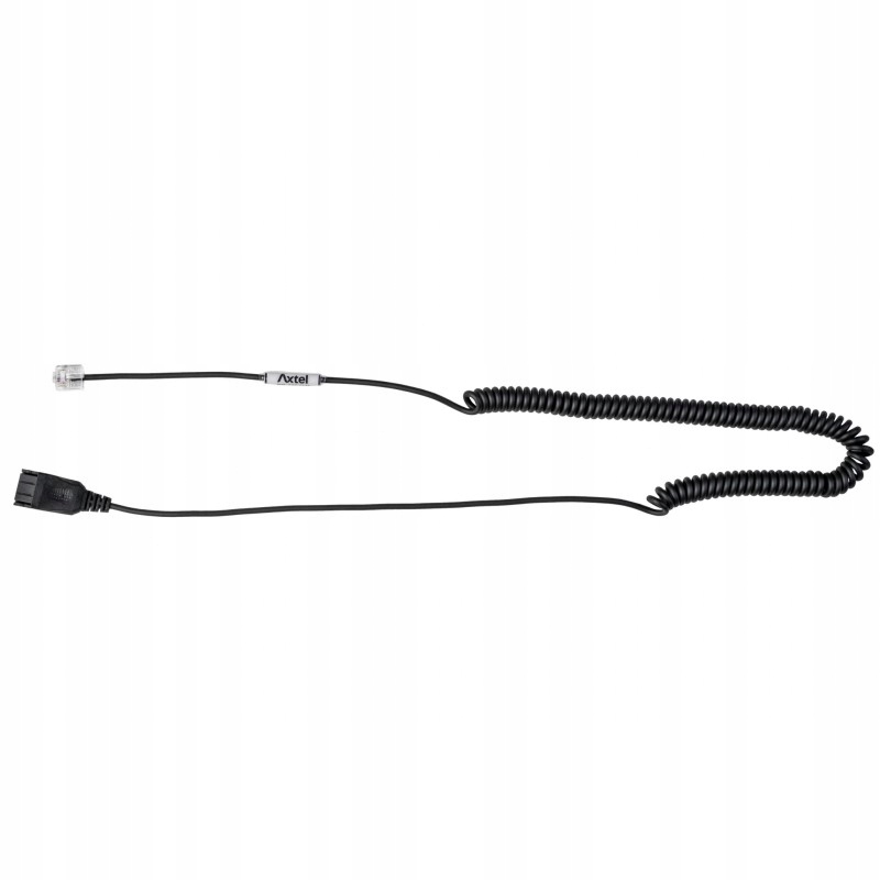 Kabel do słuchawek QD/RJ spiralny 0,5-2m typ 4