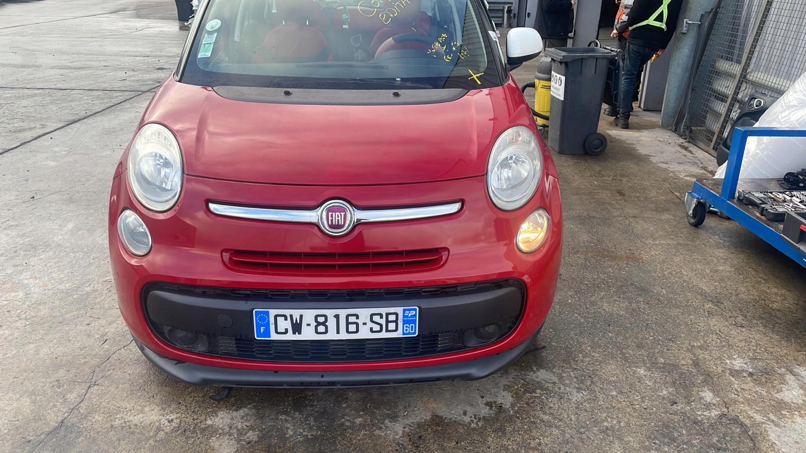 FIAT 500L MASKA ZDERZAK PRZÓD LAMPY CHŁODNICE BŁOTNIK PAS 239/A