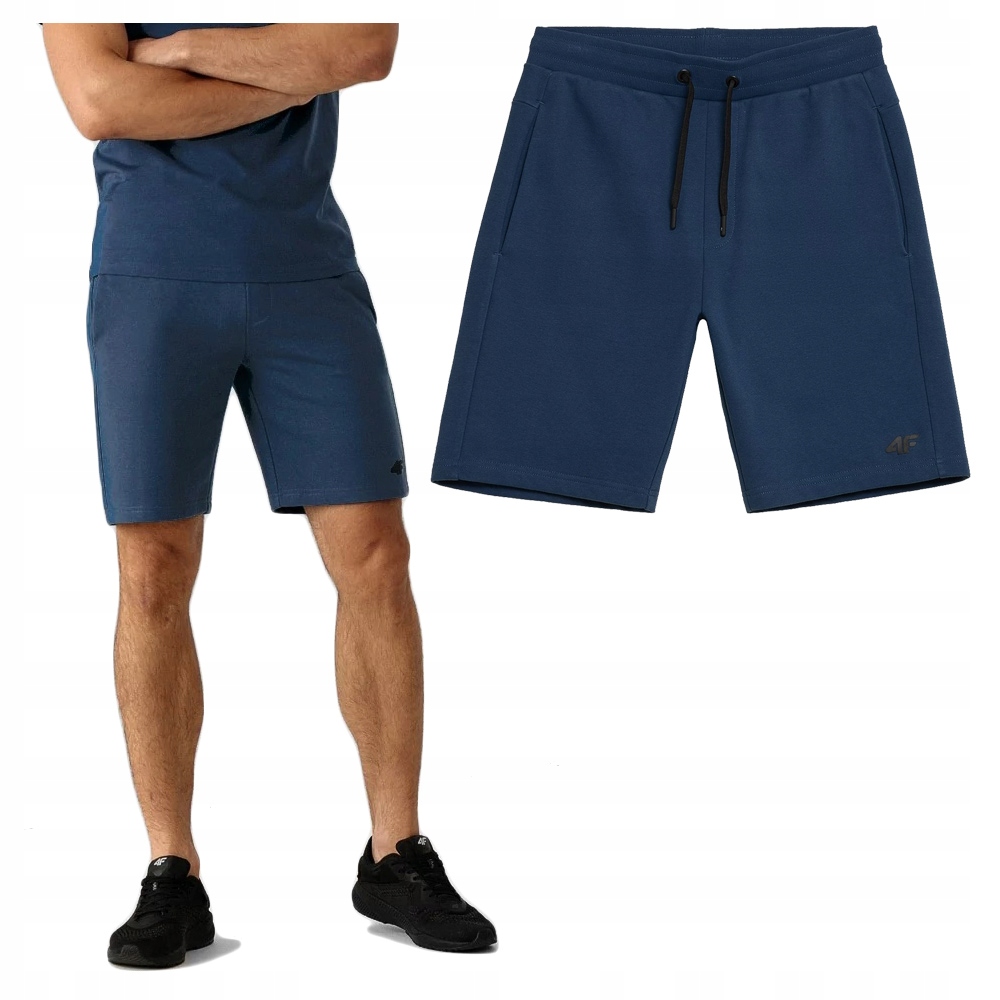 

4F Spodenki Męskie Dresowe SKMD350 Denim 3XL
