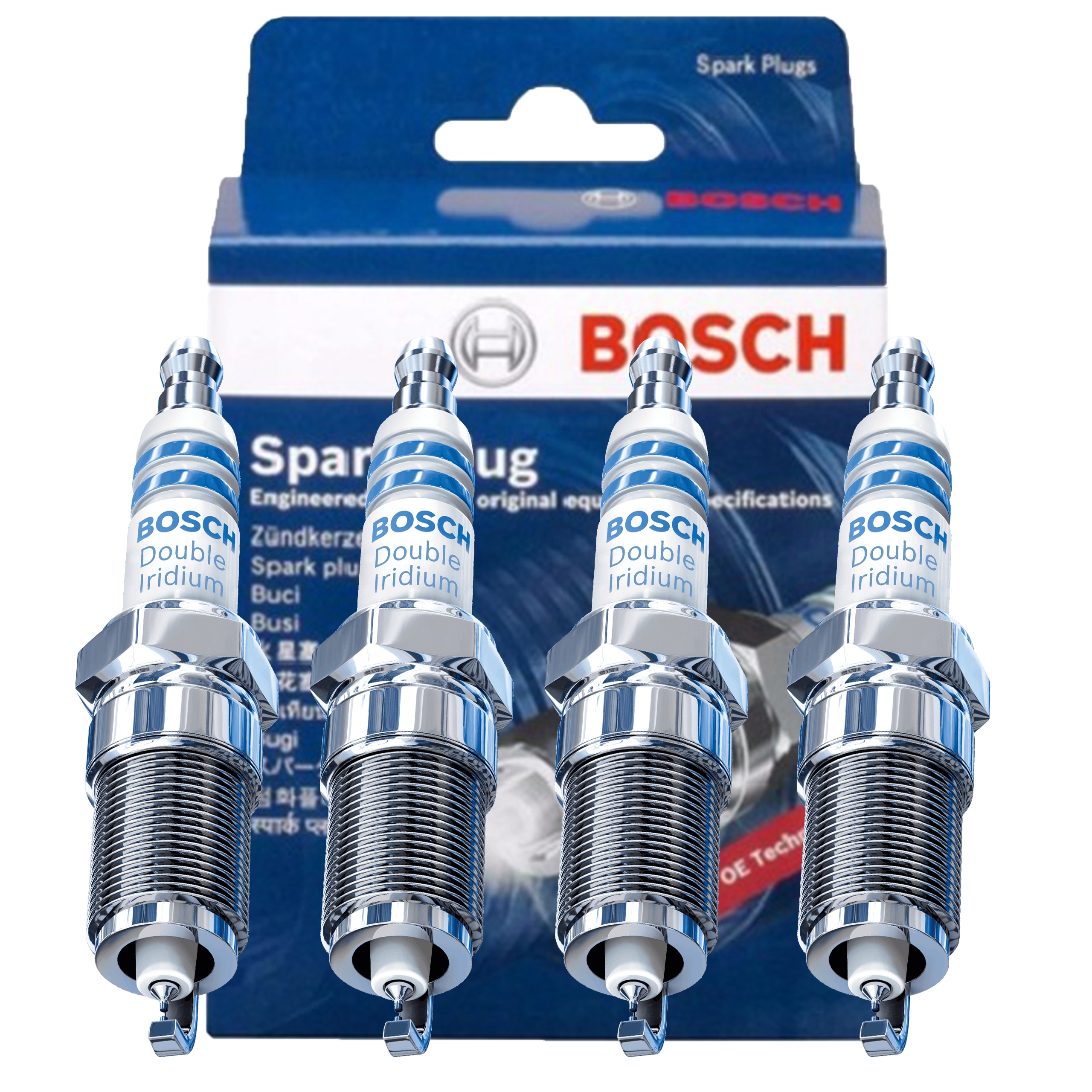 4x BOSCH SWIECE ZAPLONOWE IRYDOWE VR 8 SII 33 X