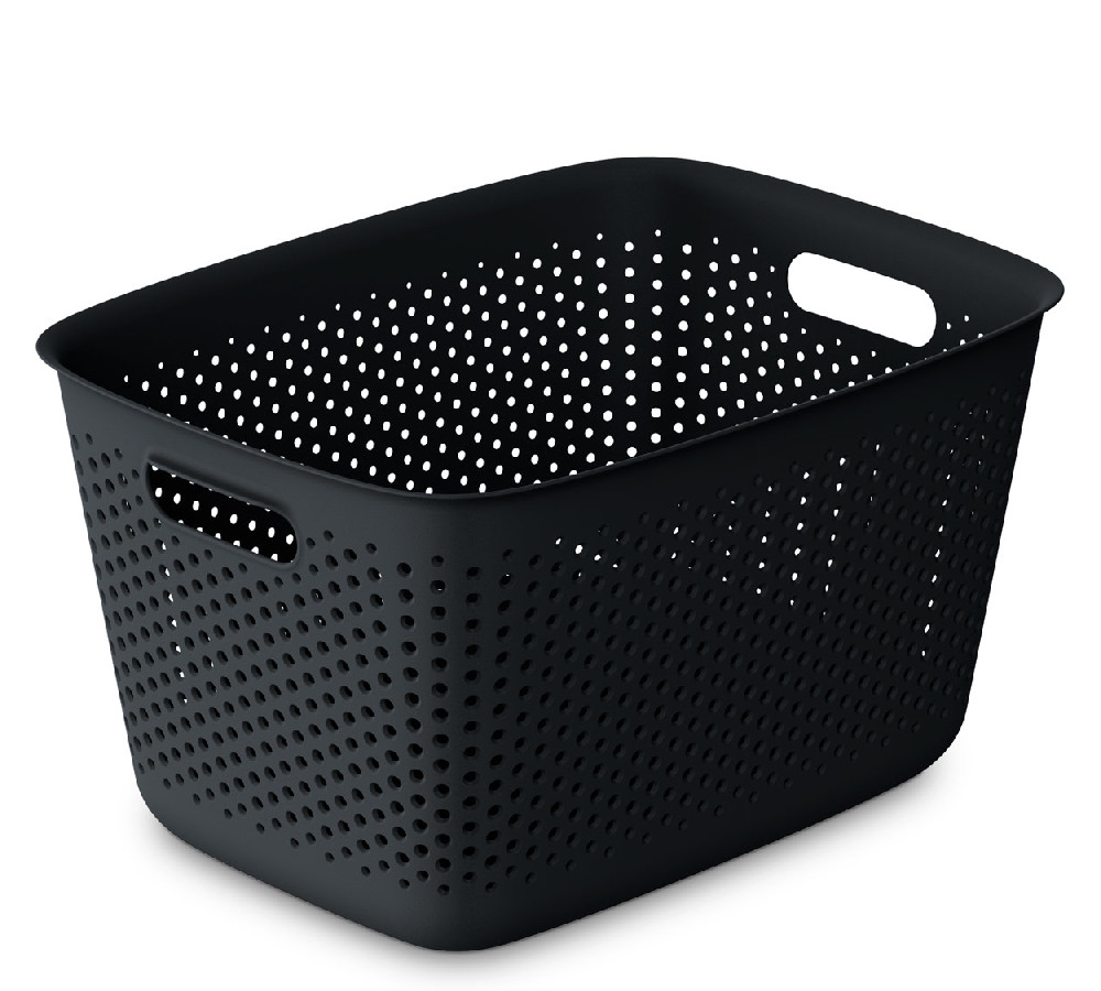 Koszyk plastikowy 17l 39×29×22 cm - praktyczny pojemnik do przechowywania