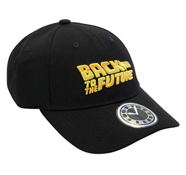 BACK TO THE FUTURE - CAP BLACK BACK TO THE FUTURE LOGO