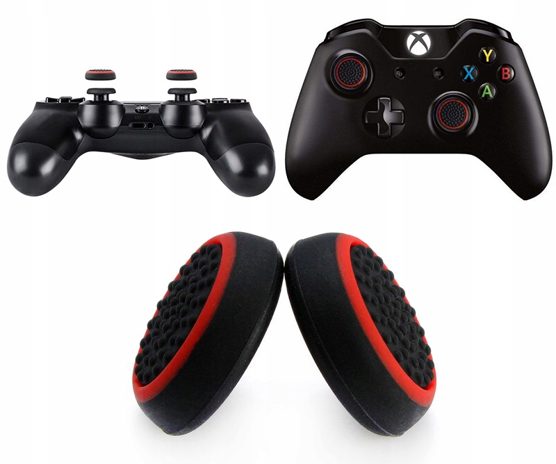 NAKŁADKI GUMKI NA ANALOGI DO PADA PS4 PS3 XBOX ONE