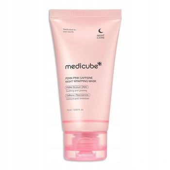 Medicube Pdrn Pink Caffeine Night Wrapping Mask Nocna Maska Peel-Off z Pdrn