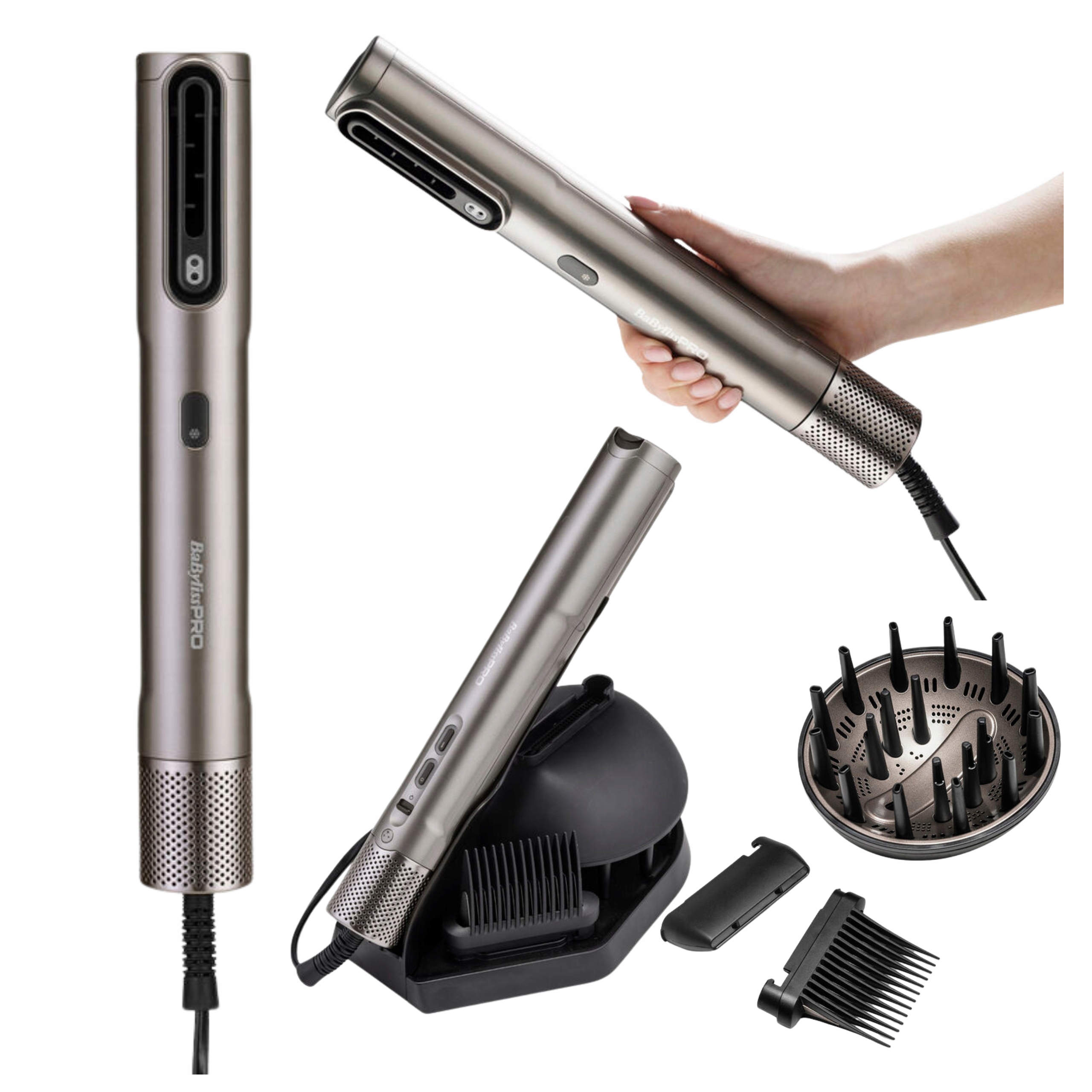Suszarka Do Włosów Babyliss Pro Drying Wand 1600W Cyfrowy Silnik Jonizacja