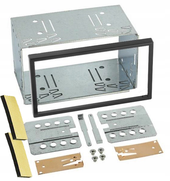 Kieszeń Półkieszeń + Ramka Radio 2DIN Uniwersalna + WYJMAKI KLUCZE CLARION JVC KENWOOD PANASONIC